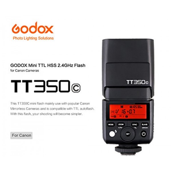 캐논 카메라용 Godox TT350C 미니 Thinklite TTL 플래시