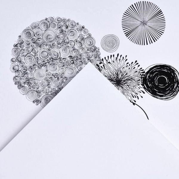 CANSON 대학원 브리스톨 180gsm A3 용지, 매우 매끄럽고 패드 접착 짧은 면, 밝은 흰색 시트 20장, 학생 예술가에게 적합