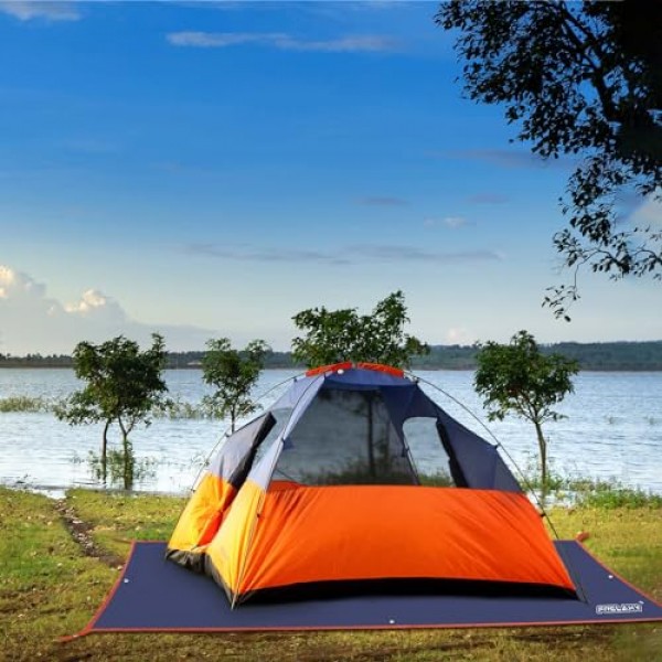 Frelaxy 초경량 텐트 발자국, 방수 캠핑 방수포, 캠핑, 하이킹, 배낭 여행, 해먹, 해변 경험을 향상시키는 내구성 있는 텐트 바닥