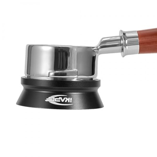 54mm 에스프레소 도징 깔때기, 8개의 자석이 있는 자기 도징 깔때기, 에스프레소 액세서리 54mm Breville Portafilter 시리즈와 호환되는 커피 도징 링(검은색)