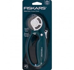 Fiskars 클래식 루프 핸들 Pnk 로터리 커터 45mm, 화이트/블루