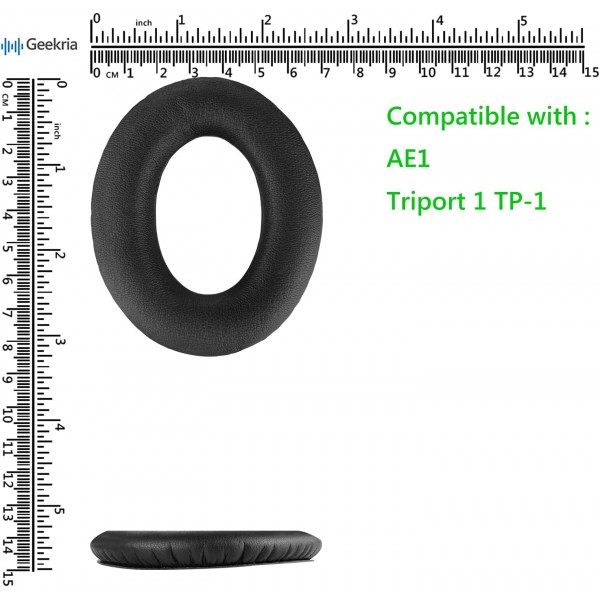 Bose AE1, Triport 1 TP-1 헤드폰/헤드셋 교체용 이어 패드/이어 쿠션/이어 컵/이어 커버/이어 패드 수리 부품용 Geekria Earpad