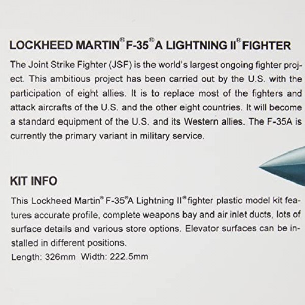 MENG LS-007 모델 1:48-F-35A 라이트닝 II 전투기