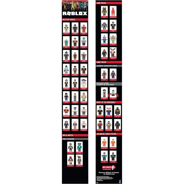 Roblox ROB0216 탈옥: Escape 수집용 피규어 및 액세서리, Great Escape 싱글