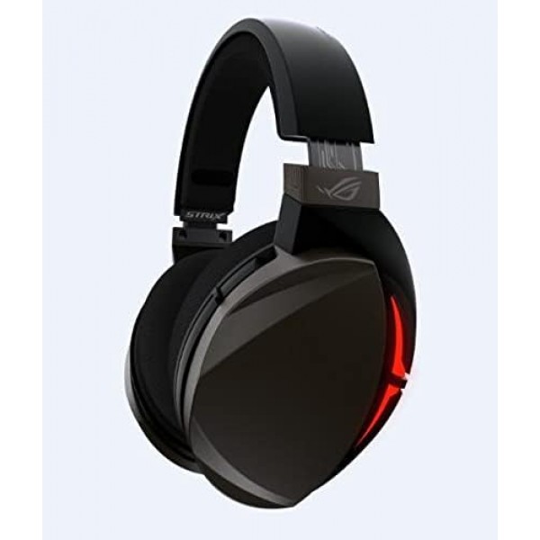 ASUS ROG Strix Fusion 300 게임용 헤드셋, 가상 7.1 서라운드 사운드, 에센스 주변의 밀폐된 챔버 50mm 드라이버 Schwarz