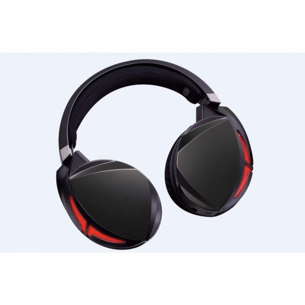 ASUS ROG Strix Fusion 300 게임용 헤드셋, 가상 7.1 서라운드 사운드, 에센스 주변의 밀폐된 챔버 50mm 드라이버 Schwarz