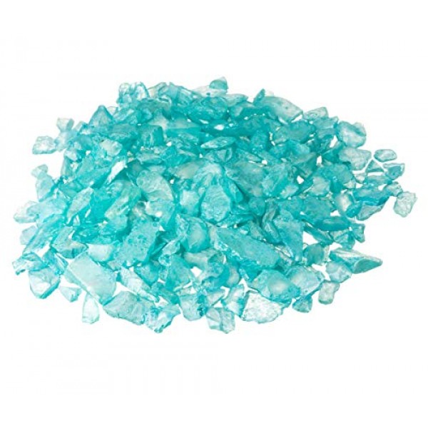 바다 유리 칩 | 22온스 아쿠아 블루 진주 바다 유리 칩 | 공예 및 장식용 대량 진주 바다 유리 조각 | 게다가 Joseph Rains의 무료 해상 전자책