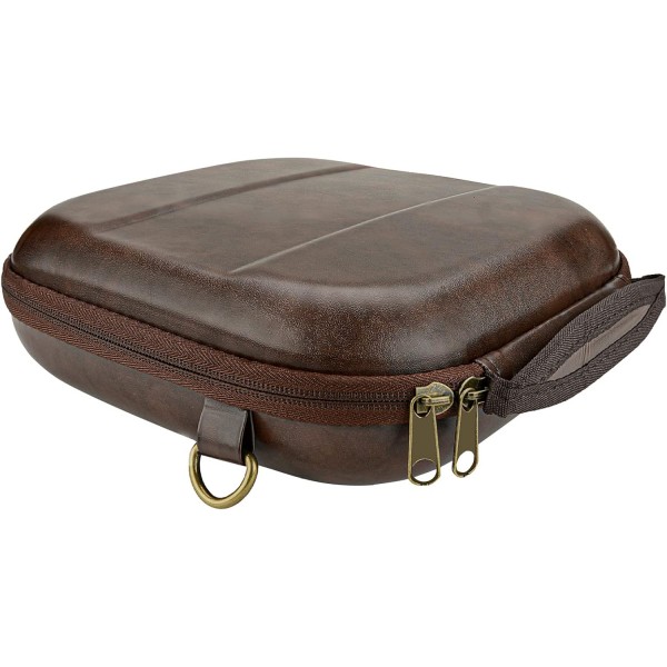 레이 플랫 오버이어 헤드폰용 Geekria UltraShell 헤드폰 케이스, Sony WH-1000XM4, ATH-MSR7NC 헤드셋(갈색)과 호환되는 교체용 하드 쉘 여행용 가방 dunkelbraun