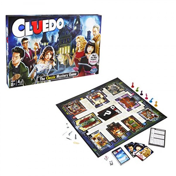 Hasbro Gaming Cluedo 클래식 미스터리 보드 게임