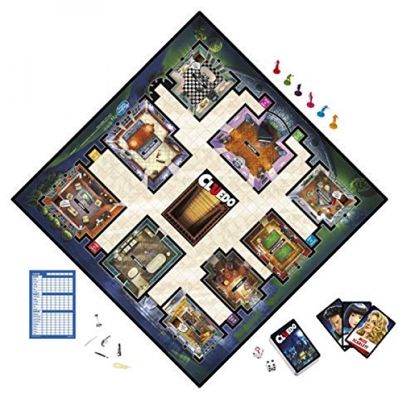 Hasbro Gaming Cluedo 클래식 미스터리 보드 게임