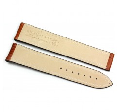 Rios 남성용 가죽 시계 스트랩, 20mm, 악어 엠보싱 처리, 브라운, 오메가 폴딩 버클용, 1931년