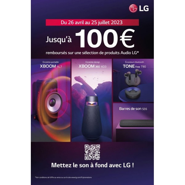 LG XBOOM Go XG7QBK 무선 스피커, Bluetooth, 40W, Sound Boost, 방수 IP67, 작동 시간 24시간, 가변 LED 표시등 색상, 넓은 연결성, 진회색