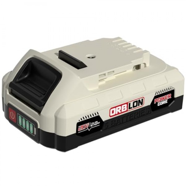 DeWALT 20V 배터리용 DCB206 DCB204 DCB204-2 DCB203 DCB201 DCB200 DCB207 DCB208 DCB210, 2.0Ah 배터리는 Dewalt 20V 도구와 호환됩니다.