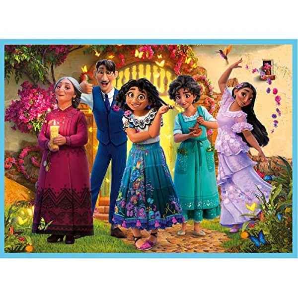 Trefl 34615 - Encanto - 어린이를 위한 직소 퍼즐 4개 세트(35,48,54,70개)