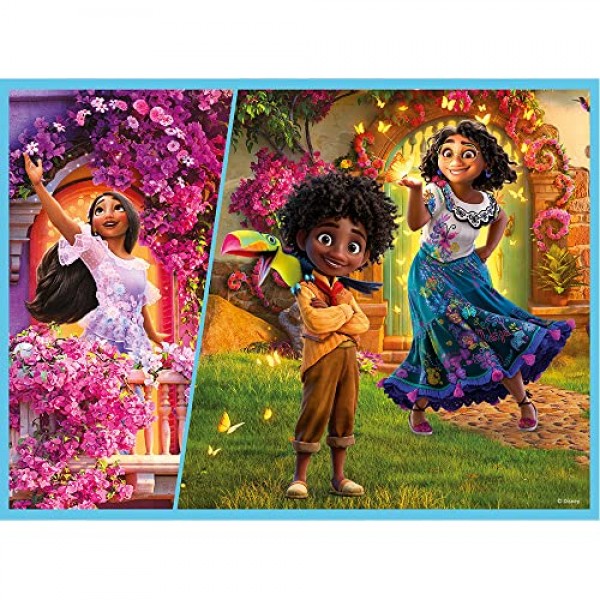 Trefl 34615 - Encanto - 어린이를 위한 직소 퍼즐 4개 세트(35,48,54,70개)