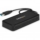 StarTech.com USB 3.0 Mini Dock - DisplayPort 4K 60Hz 비디오 및 기가비트 이더넷을 지원하는 듀얼 모니터 USB-A 도킹 스테이션 - 1ft(30cm) 케이블 - 휴대용 USB 3.1 Gen 1 Type-A 노트북 어댑