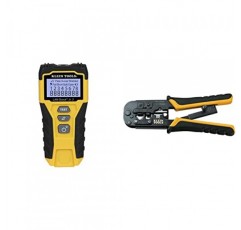 Klein Tools 이더넷 케이블용 케이블 테스터 및 크림퍼 번들