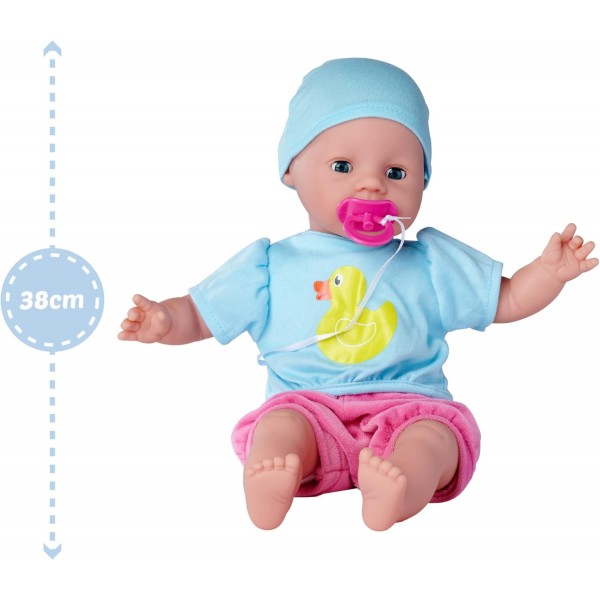 Simba 105010964 - Laura Hungry, Soft Body Doll with Pacifier & 105400001 - Laura Good Night 베이비 액세서리, Laura Good Night 침낭 포함 침낭 번들