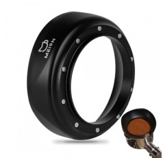 Breville Portafilters 용 54mm 도징 깔때기, 마그네틱 에스프레소 도징 깔때기 커피 깔때기, 에스프레소 도구 에스프레소 액세서리 (54mm, 검정색)