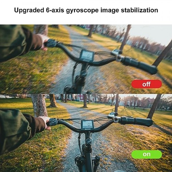 SJCAM C300 포켓 액션 카메라 4K30fps, 1.33인치 터치스크린 스포츠 카메라, 2.4G/5G 듀얼 WiFi 20MP 헬멧 카메라, 6축 얼음 수중 카메라 30m/98ft 방수