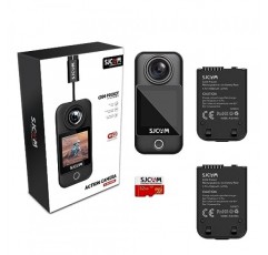 SJCAM C300 포켓 액션 카메라 4K30fps, 1.33인치 터치스크린 스포츠 카메라, 2.4G/5G 듀얼 WiFi 20MP 헬멧 카메라, 6축 얼음 수중 카메라 30m/98ft 방수