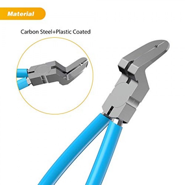 GOOACC 다목적 대각선 절단 펜치, 스테인레스 스틸 자동차 푸시 리테이너 리벳 트림 클립 프라이 풀러, 리벳 구색 패스너 커터 풀러 도구