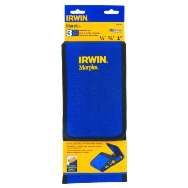 IRWIN Marples Chisel Set with Wallet, 3-Piece (1768781) , Blue