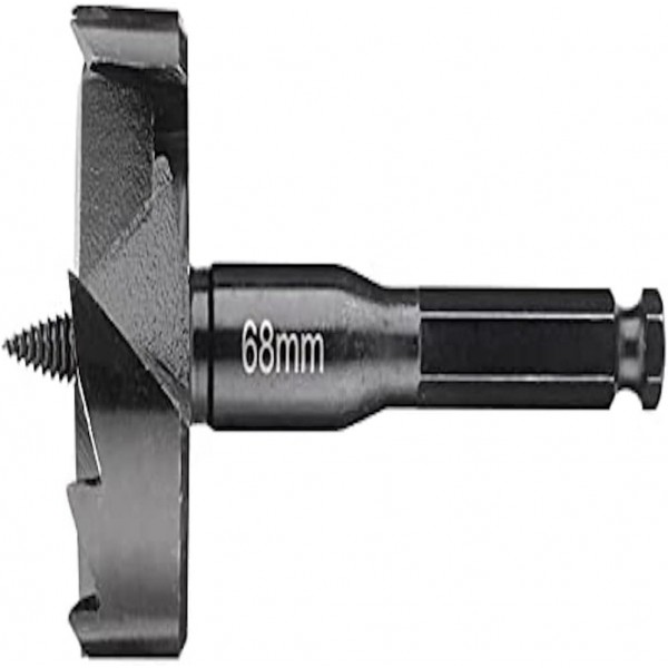 DeWalt Rapid wood / Forstner 비트, 68mm ø, DT4586(드릴 배터리 케이블에 사용하기에 적합)