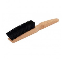 기름칠한 너도밤나무 손잡이가 있는 Redecker 멧돼지털 옷 브러시, 천연 보푸라기 제거제 및 의류 관리 브러시, 10인치, 독일산