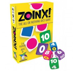 Gamewright Zoinx - 전부 아니면 전무 주사위 게임 다양한 색상, 5