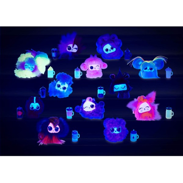 LOL Surprise Collectable Lights Pets - 9가지 Surprise, 액세서리 및 REAL Hair 포함 - Black Light Surprise 포함