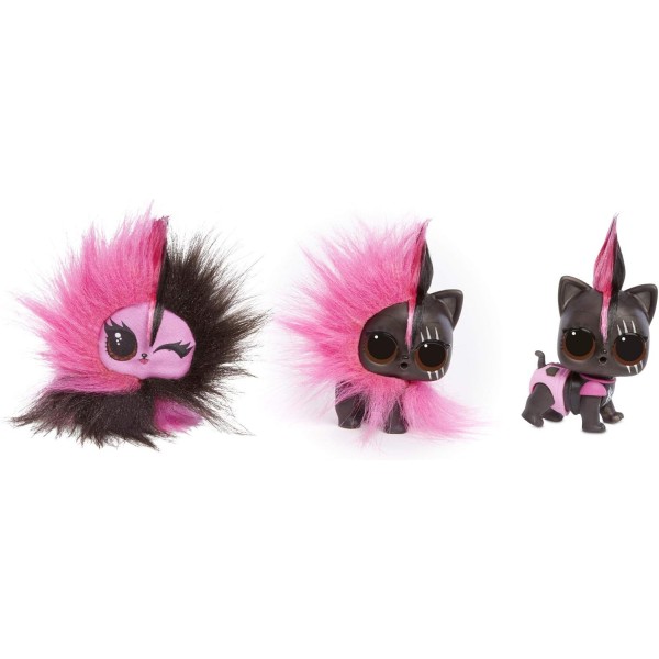 LOL Surprise Collectable Lights Pets - 9가지 Surprise, 액세서리 및 REAL Hair 포함 - Black Light Surprise 포함