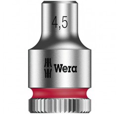Wera - 5003502001 Zyklop 8790 HMA 1/4 소켓, 육각 머리 4.5mm x 길이 23mm