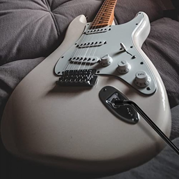 SAVITA 3pcs 5mm/6mm 스레드 트레몰로 암, 일렉트릭 기타 트레몰로 바 미국/멕시코 표준용 트레몰로 암의 금속 Whammy 바 나사(검은색)