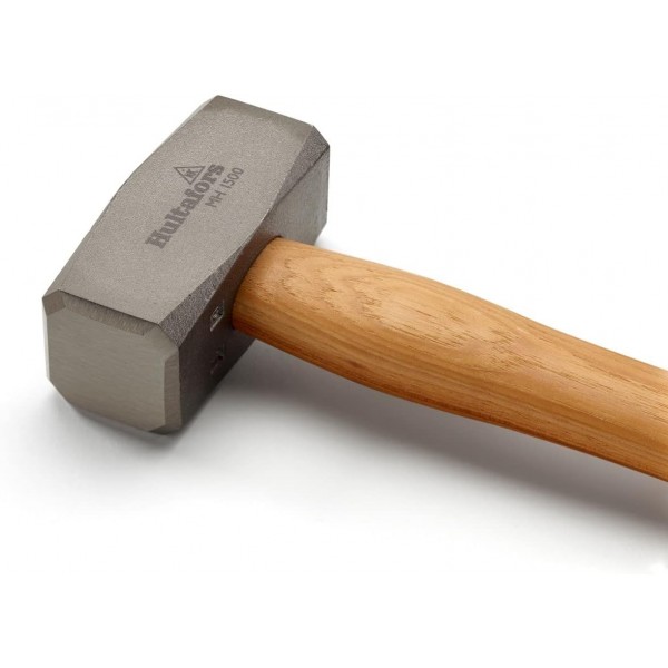 Hultafors 망치 MH 1500, 843301, 히코리 손잡이가 있는 강철 망치 손잡이 포함 무게 1750g