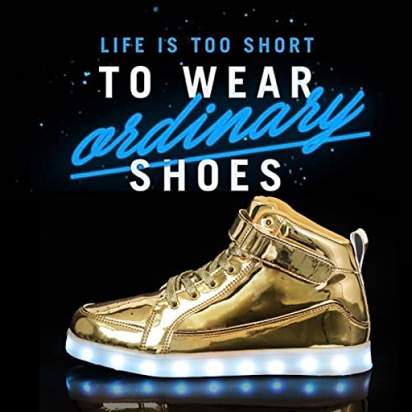 IGxx LED 조명 남성용 신발 빛 높은 상위 LED 스 니 커 즈 USB 충전 신발 여성 빛나는 빛나는 깜박이 신발 LED 키즈