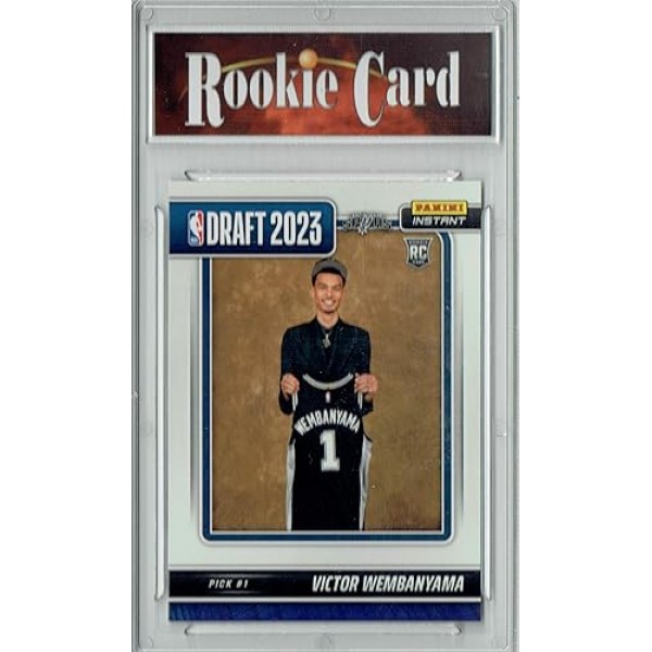 인증된 새 상품+ 빅터 웸바야마 2023 파니니 인스턴트 #DN-1 NBA 드래프트 1/31324 샌안토니오 스퍼스 프로 루키 카드