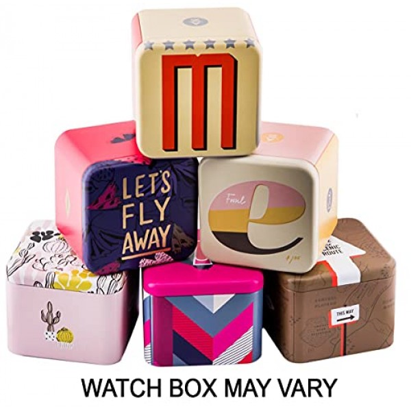 화석 시계, 2t 블루/브라운 - TOWNSMAN