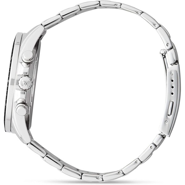 카시오 남성용 크로노그래프 솔라 시계 스테인리스 스틸 브레이슬릿 EFS-S510D-2AVUEF