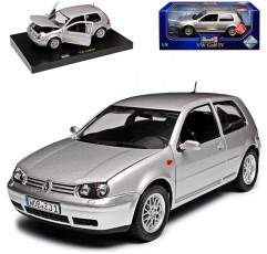 폭스바겐 골프 IV 4 3 도어 실버 1997-2003 1/18 Revell 모델 자동차 번호판 포함 개별 번호판 포함