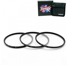 Cinepro 미스트 소프트 확산 1/2 1/4 1/8 CPRO 필터 - PRO 3개 세트 DSLR 미러리스 비디오 카메라(52mm)용 크리에이티브 시네마틱 확산 효과