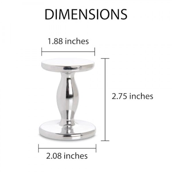 Fino 양면 에스프레소 탬퍼, 4온스 무게, 48밀리미터 및 53밀리미터