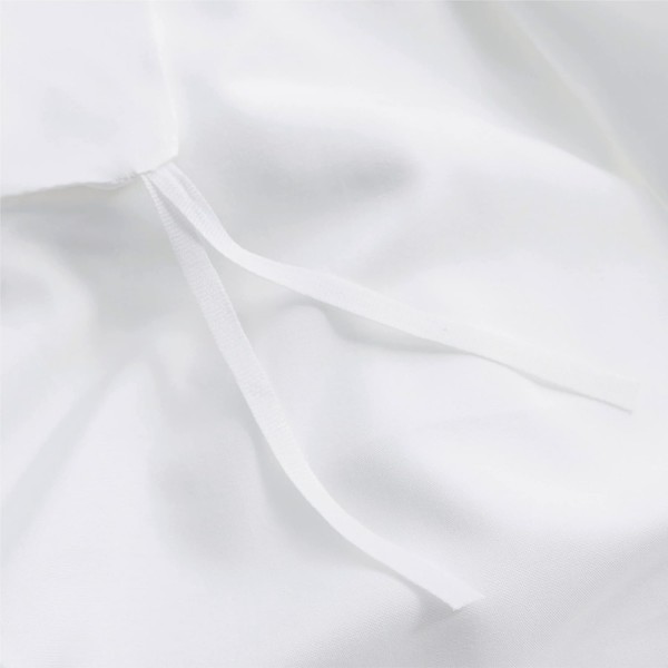 Bedsure Duvet Cover 155x220 White Duvet Cover - Bedding Sets 155 x 220 with 80x80 cm 베갯잇, Microfiber Duvet Cover Set for Double Bed with Zipper 155 x 220 cm White