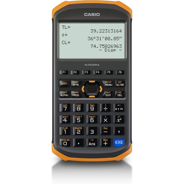 Casio 토목 측량 전문 계산기 fx-FD10 Pro