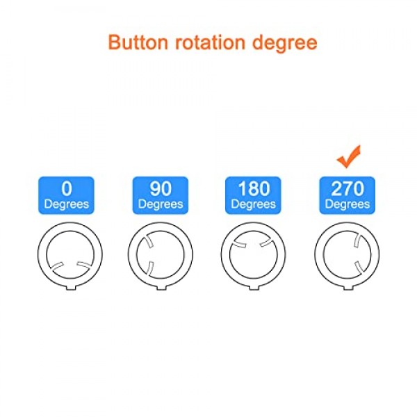 MECCANIXITY 전위차계 제어 손잡이 ABS 기타 손잡이 6mm D 형 샤프트 일렉트릭 기타 전력 증폭기 스테레오,베이스 볼륨 톤 270 회전 손잡이 블랙 오렌지 10PCS