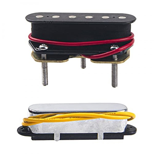 yotones 8 홀 텔레 기타 픽가드 스크래치 플레이트 및 싱글 코일 픽업 세트 미국/멕시코 펜더 텔레 텔레 캐스터 스타일 일렉트릭 기타와 호환 가능