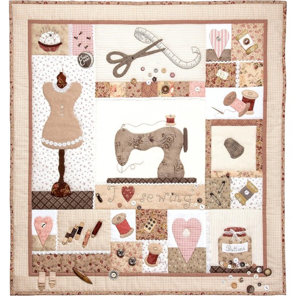 다양한 색상의 면 100m 스풀 10개가 있는 Gütermann creativ 재봉사 세트 10x 100m 멀티컬러