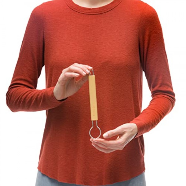 Redecker 실리콘 접시 브러시 번들, 교체 가능한 천연 말총 및 탐피코 섬유 브러시 헤드, 걸이형 고리가 있는 지속 가능한 실리콘 및 스테인레스 스틸 손잡이, 모래 포함