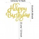 25 Pcs 생일 축하 케이크 Toppers 반짝이 컵케익 Toppers 생일 케이크 토퍼 생일 파티 용품, 5 색 추천