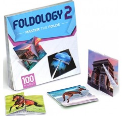 FOLDOLOGY 2 - Master The Folds(확장 팩). 10대, 10대, 성인을 위한 퍼즐 게임. 100개의 종이접기 두뇌티저. 10세 이상